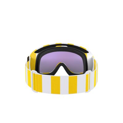 4. POC Fovea Mid Skibrille Weiß/Gelb