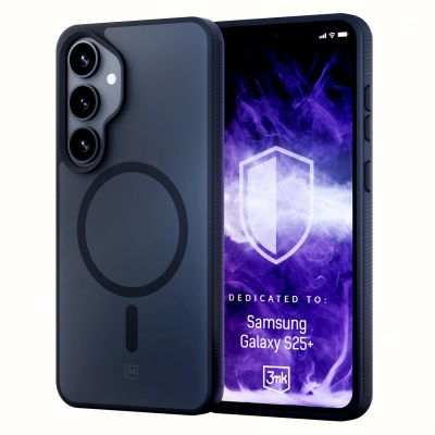 3mk Smoke MagCase Hülle für Samsung Galaxy S25+ - schwarz