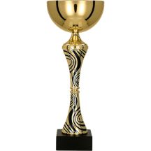 Becher aus Gold und schwarzem Metall