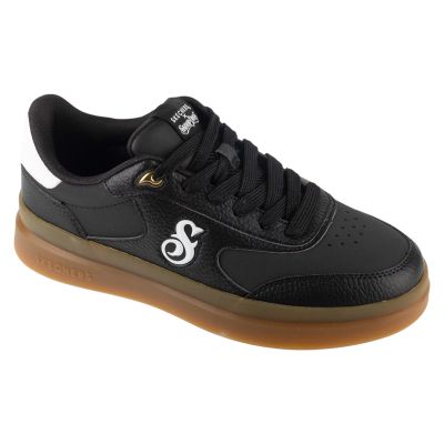 Skechers Duraleather Lace Up Snoop Cupsole Sneaker 251200-BKW Schwarz 40