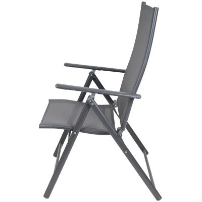 5. Gartenstuhl 57x68x106cm 2xTEXTLINE 7-Positionen-Set 2 Stück