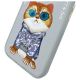 10. Nimmy Glasses Cool Cat iPhone 15 Hülle - Grau