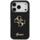 3. Guess Silicone Big 4G Script Case für iPhone 17 Pro - Schwarz