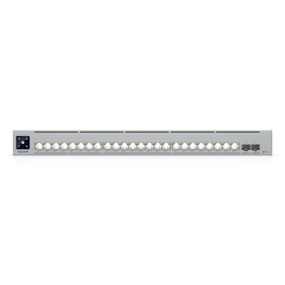 2. Ubiquiti UniFi ECS-24-POE Netzwerk-Switch, Managed L2/L3, 10G Ethernet (100/1000/10000), PoE-Unterstützung, 1 HE, Grau