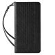 4. Magnet Strap Case für iPhone 14 Pro Flip Wallet Mini Lanyard Ständer Schwarz
