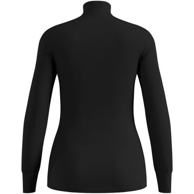 6. Odlo BL TOP Rollkragen langarm ACTIVE WARM ECO Damen T-Shirt Größe S Schwarz