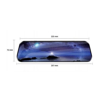 5. BLOW VIDEORECORDER BLACKBOX DVR F610 SPIEGELBILDSCHIRM 10" + RÜCKFAHRKAMERA