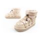 8. D.Franklin Damen Winter Schneestiefel Modische isolierte goldene Stiefeletten