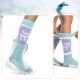 4. Qunature 037202 Skisocken Größe 43-48 (L/XL) - lila-grün