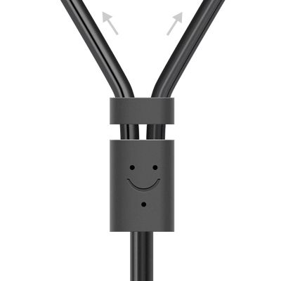 3. Ugreen AV102 10511 Kabel 3,5 mm Miniklinke (männlich) / 2RCA (männlich) 1,5 m – grau