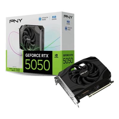 10. Grafikkarte PNY RTX 5050 Single Fan 8 GB