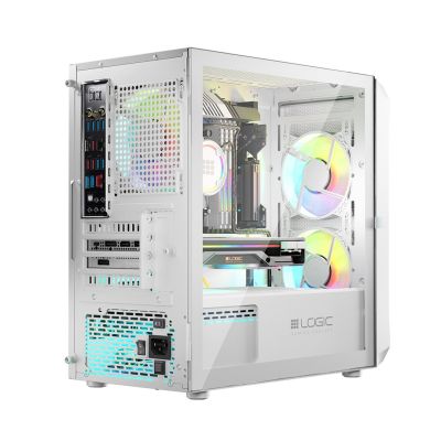 16. LOGIC HOUSING PORTOS ARGB MINI USB 3.0 WEISS