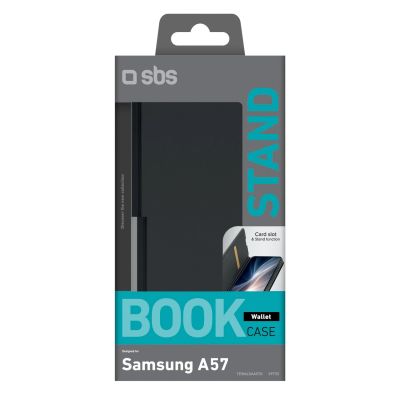 2. SBS Wallet Smooth Case für Samsung Galaxy A57 mit Klappdeckel – Schwarz