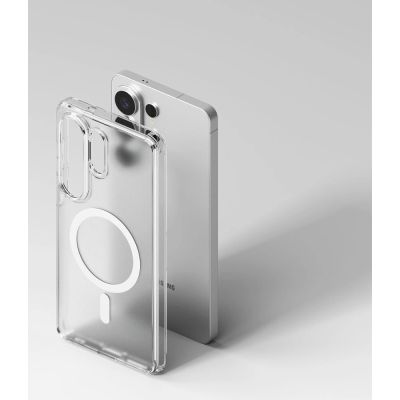 5. Ringke Fusion Magnetische MagSafe Hülle für Samsung Galaxy S26 Ultra – Transparent