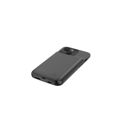 3. Tech-Protect PowerCase-Hülle für iPhone 14 / 14 Pro mit 4800-mAh-Powerbank – Schwarz