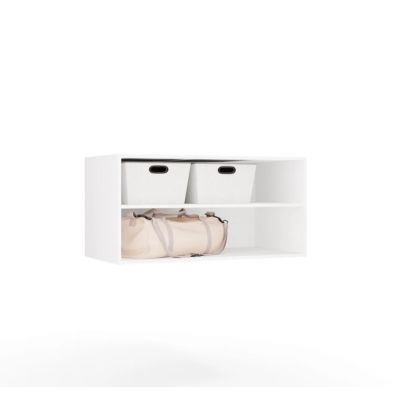 6. Modularer Kleiderschrank OPENO SET 260/250 WEISS mit Schubladen, Kleiderstangen und Einlegeböden – groß, fürs Schlafzimmer