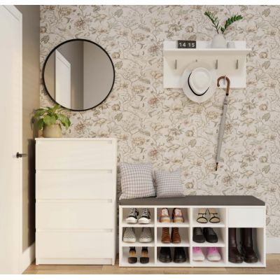 7. TALLIN WHITE SCHUHSCHRANK