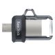 10. USB-Stick SanDisk ULTRA SDDD3-128G-G46 (128 GB; microUSB, USB 3.0; grau)