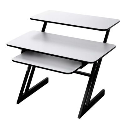 7. SD3 – Studiotisch, Arbeitsplatz, Tischplatte, Ablage für Audiogeräte, ausziehbare Tastaturablage, 91,4 cm