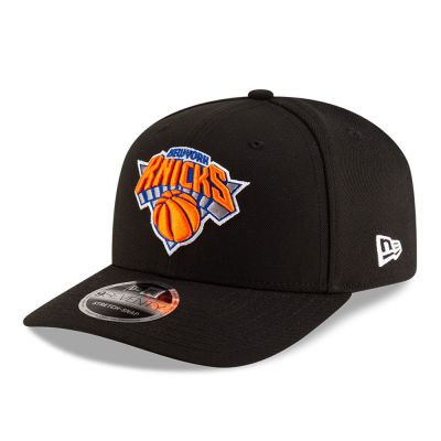 New Era 9SEVENTY New York Knicks NBA Team Schwarze Stretch-Snapback-Kappe - 60755449