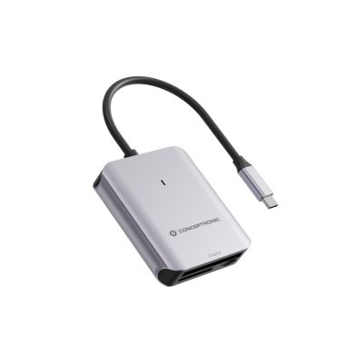 2. Conceptronic BIAN09G USB 3.2 Gen 2 Typ-C Kartenleser Grau