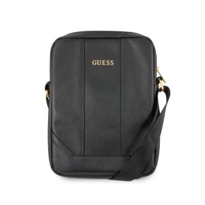 Guess Saffiano 10" Tablet-Tasche - Schwarz