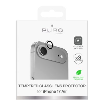 2. Puro Individual Displayschutz aus gehärtetem Glas für iPhone 17 Air
