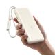 6. Baseus EnerFill FC41 20000mAh 100W Powerbank mit Digitalanzeige und zwei integrierten USB-C-Kabeln – Beige