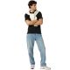 6. Champion Kurzarm-T-Shirt für Herren, Schwarz, 220278 KK001