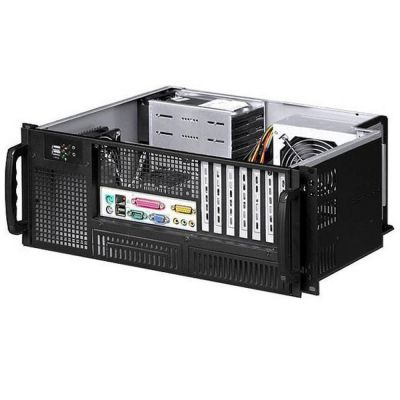 2. TECHLY ATX PC-Rackgehäuse 19 Zoll 4U Schwarz 30