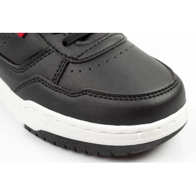5. Levi's John SE schwarze knöchelhohe Kinder-Sportschuhe mit Klettverschluss