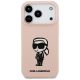 3. Karl Lagerfeld Silikonhülle mit Karl-Skizze und Logo (MagSafe) für iPhone 17 Pro Max – Pink