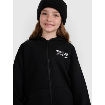 3. Mädchen-Sweatshirt mit Kapuze, 4F 4FJRAW25TSWSF2516-20S