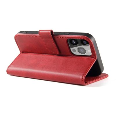 4. Magnet Case mit Klappe für Samsung Galaxy S25+ – rot