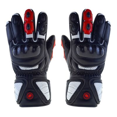 12. GLOVII BEHEIZTE MOTORRADHANDSCHUHE MIT BATTERIE- ODER AKKUBETRIEB, XL, BATTERIEN, LADEGERÄT UND KABEL IM SET, GDBXL