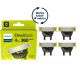 10. Philips Norelco OneBlade OneBlade 360 QP440/50 4 x Ersatzklinge 360