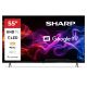 Sharp 55HP5265E 55" Smart-TV mit Google TV UHD, Schwarz