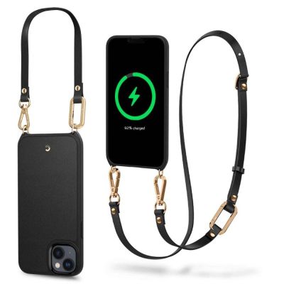 7. Spigen Cyrill Classic Charm Mag-Hülle mit MagSafe für iPhone 14 Plus – Schwarz