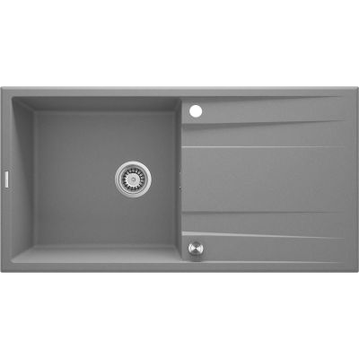 Einzelbecken-Granitspüle mit Abtropffläche ZQE_S713 5907650874225