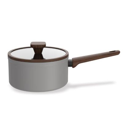 Stieltopf mit Deckel, 18 cm, 1,9 l, MR-1211-18S MAESTRO, grau