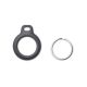 5. Tech-Protect Rough Hülle für Apple AirTag mit Ring – Schwarz