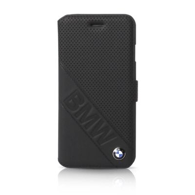 BMW Signature Leder Booktype Hülle für Sony Z5 - Schwarz