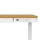 13. ACTIVEJET Schreibtisch mit elektrischer Höhenverstellung, Höhe 120x60 ET119S weiß/eiche