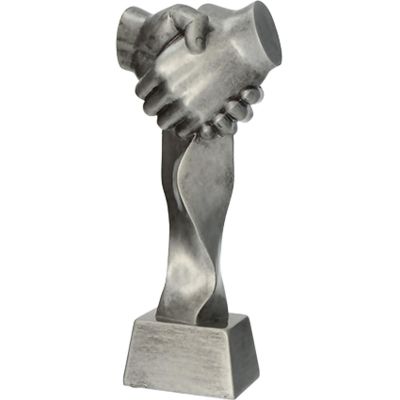 3. Gussfigur – Händedruck