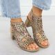 16. Geschlossene Damen-Sandalen mit Lochmuster Rieker 64780-90
