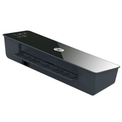8. HP Laminiergerät PRO LAMINATOR 600 A3, kalt/heiß, Geschwindigkeit 60 cm/min + 15 Laminierfolien: 3x A4, 4x A5, 4x A6, 4x B-Card, schwarz