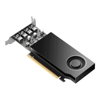 3. PNY NVIDIA A400 4 GB GDDR6 64-Bit, Low Profile, PCIe 4.0 x8, Einzelsteckplatz, 4 x Mini DisplayPort 1.4a, 50 W, LP-Blende, kleine Verpackung