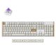 2. Keychron K10 HE Gaming-Tastatur USB + RF Wireless + Bluetooth QWERTZ Englisch Weiß, Holz