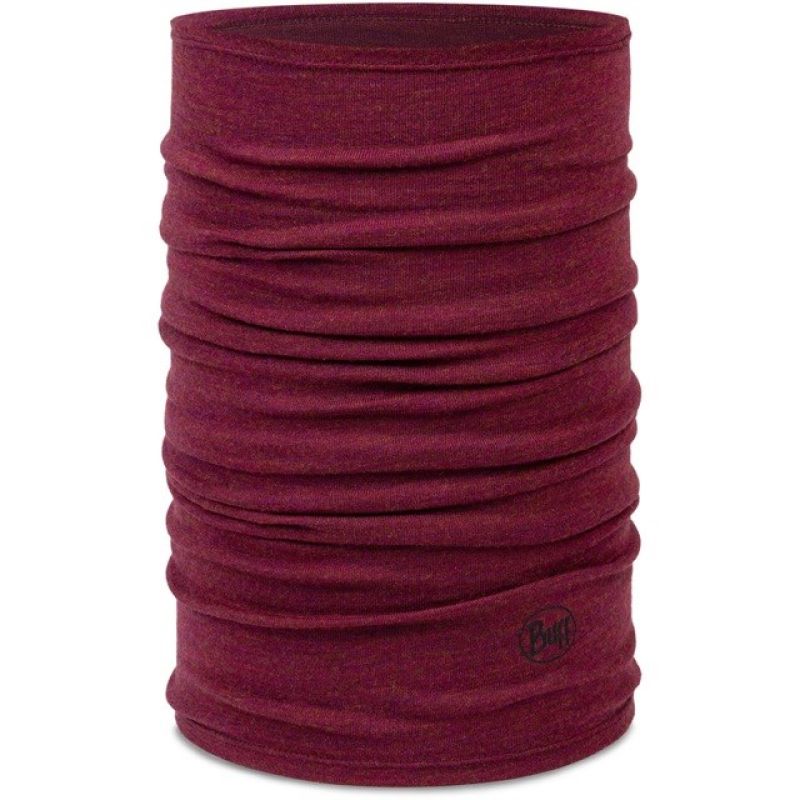 2. BUFF MERINO MIDWEIGHT MELANGE TIBETAN RED Bandana