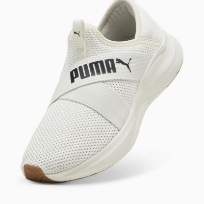 Puma Softride Harmony Slip-On Damen Laufschuhe Beige (379606-02)